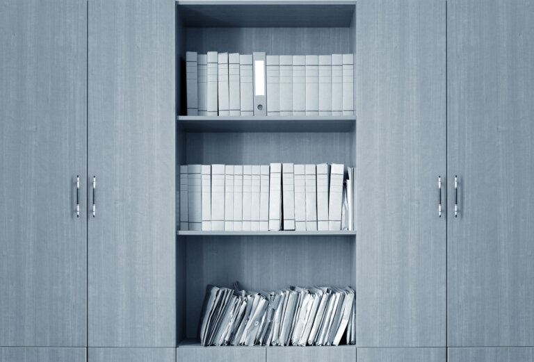 file cabinet of records
